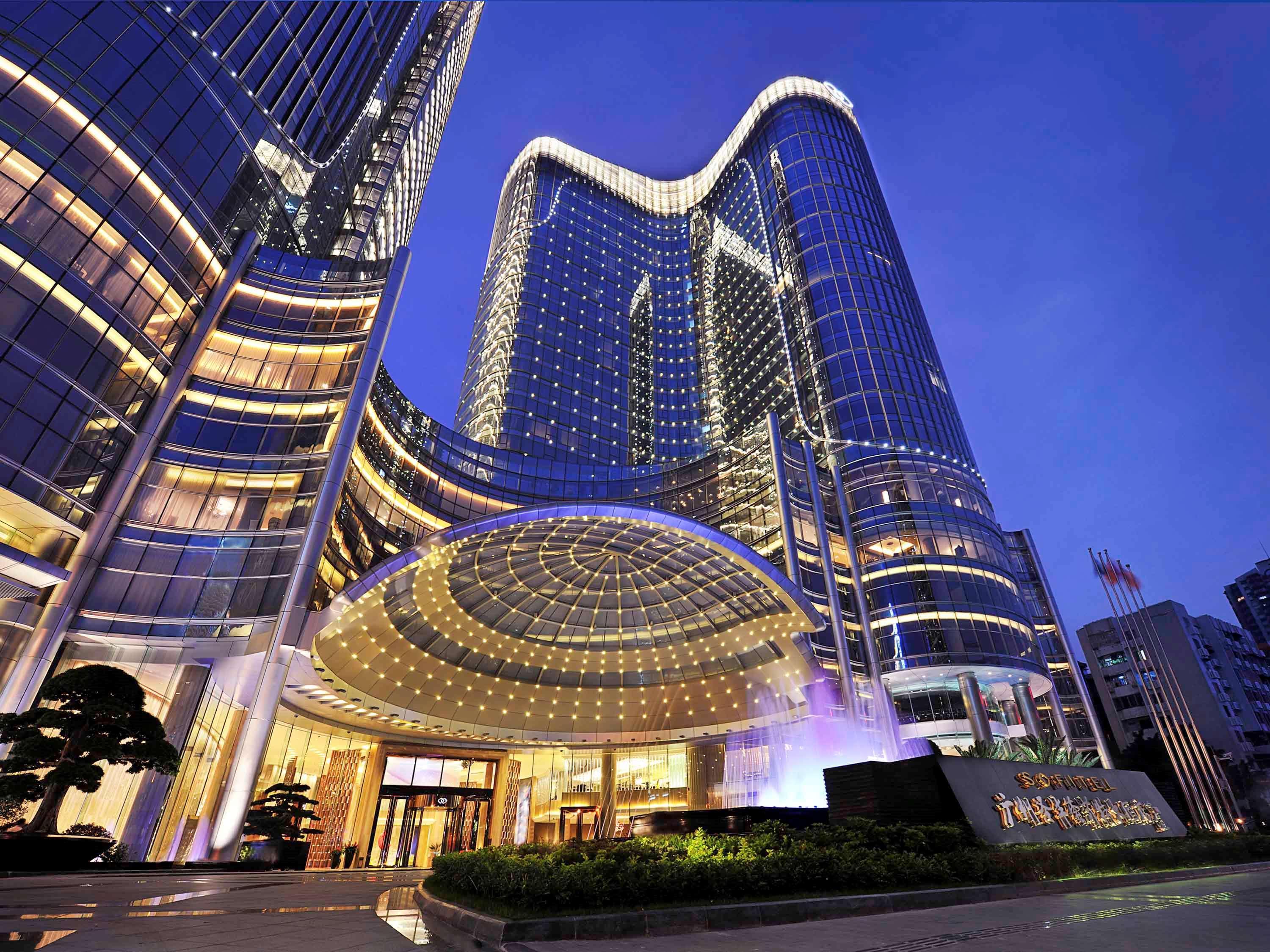 Sofitel Guangzhou Sunrich Hotel Bagian luar foto